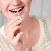 Dental hygiene with braces