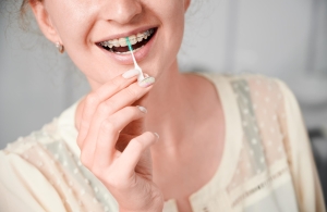 Dental hygiene with braces